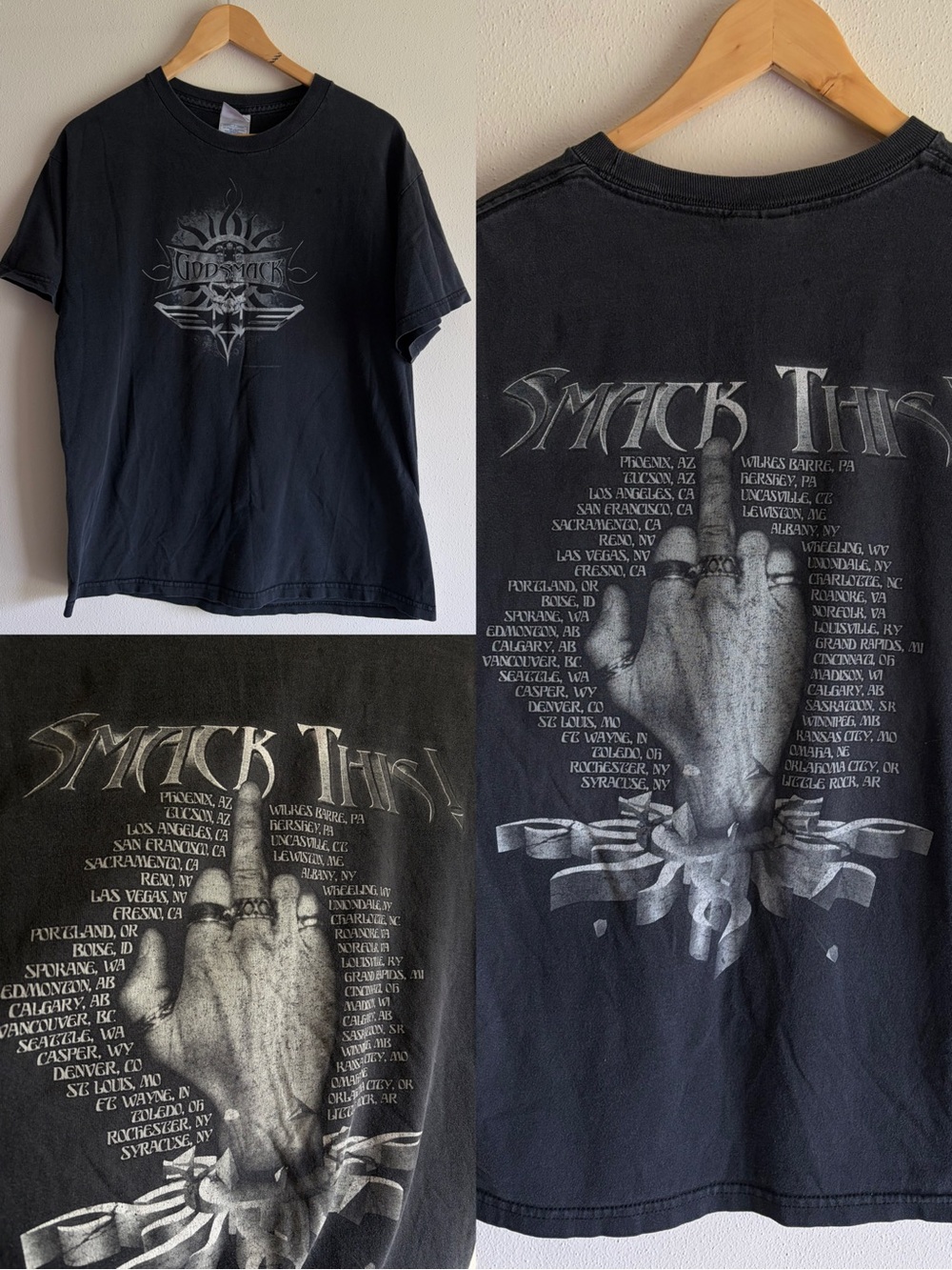 Vintage 2003 Godsmack Smack‎ This Concert Tour T-shirt